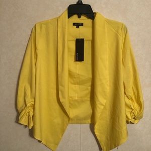 Light weight yellow blazer ordered from Jane.com